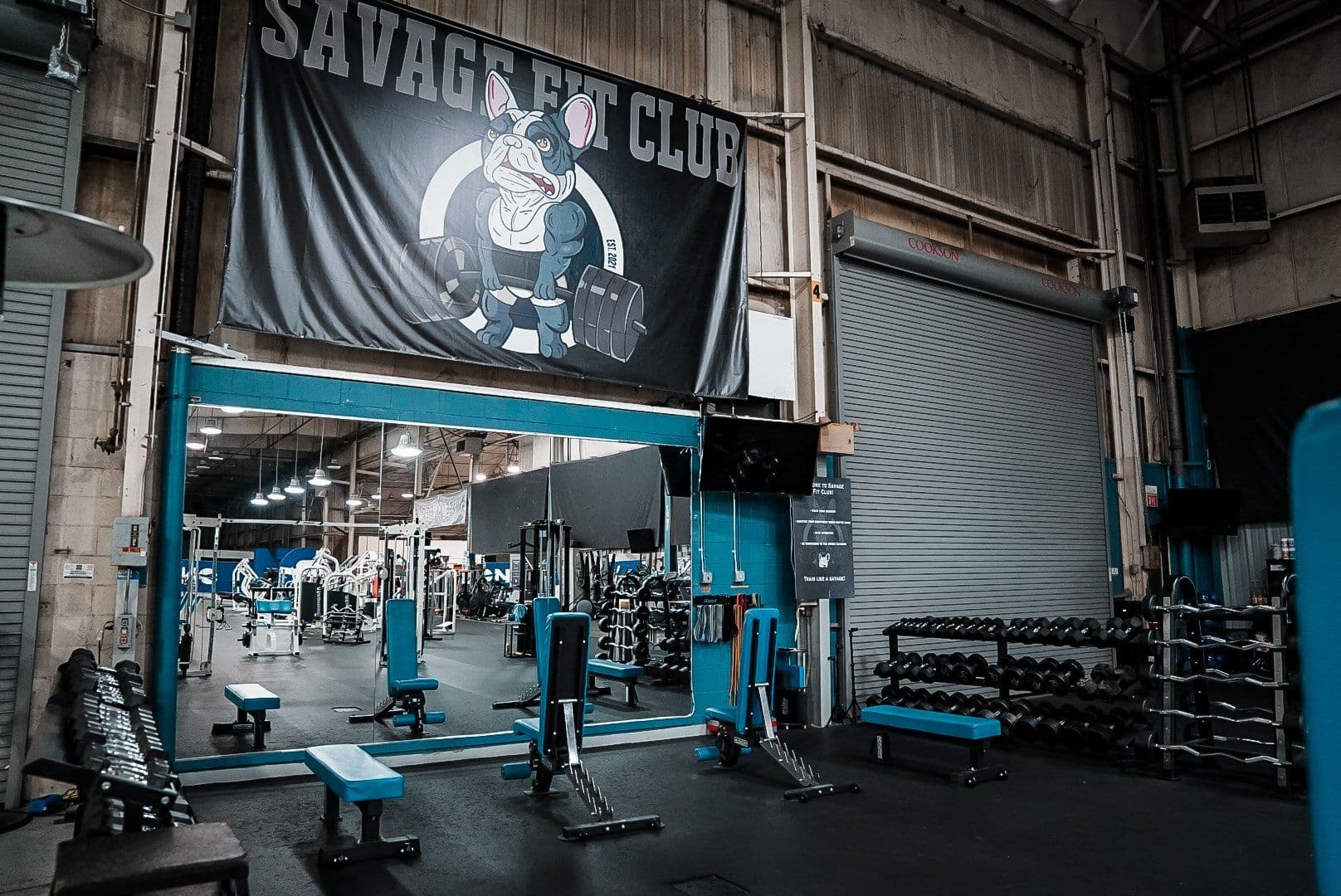 The gym, up close. 8