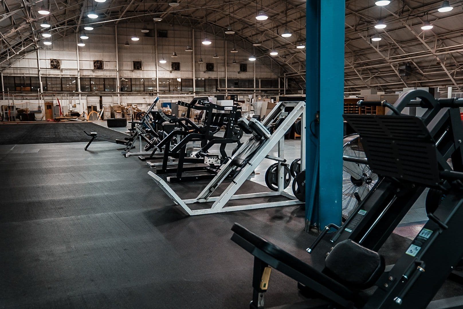 The gym, up close. 9