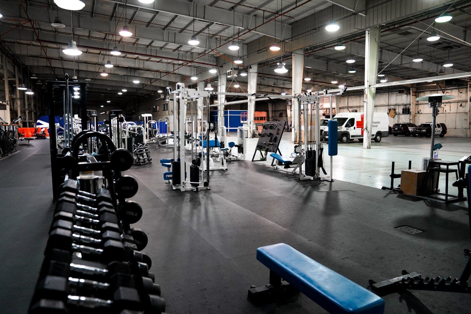 The gym, up close. 14