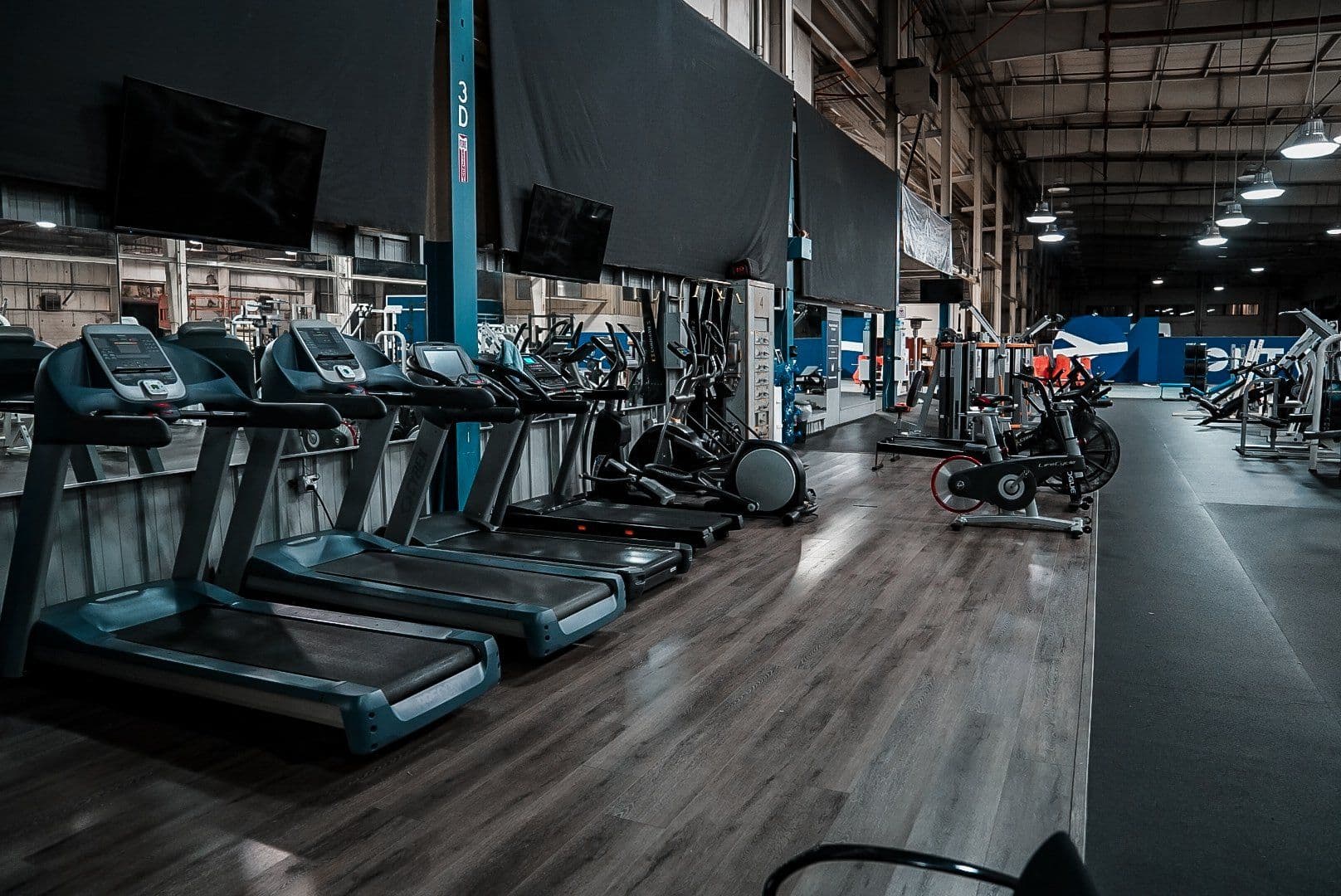 The gym, up close. 17