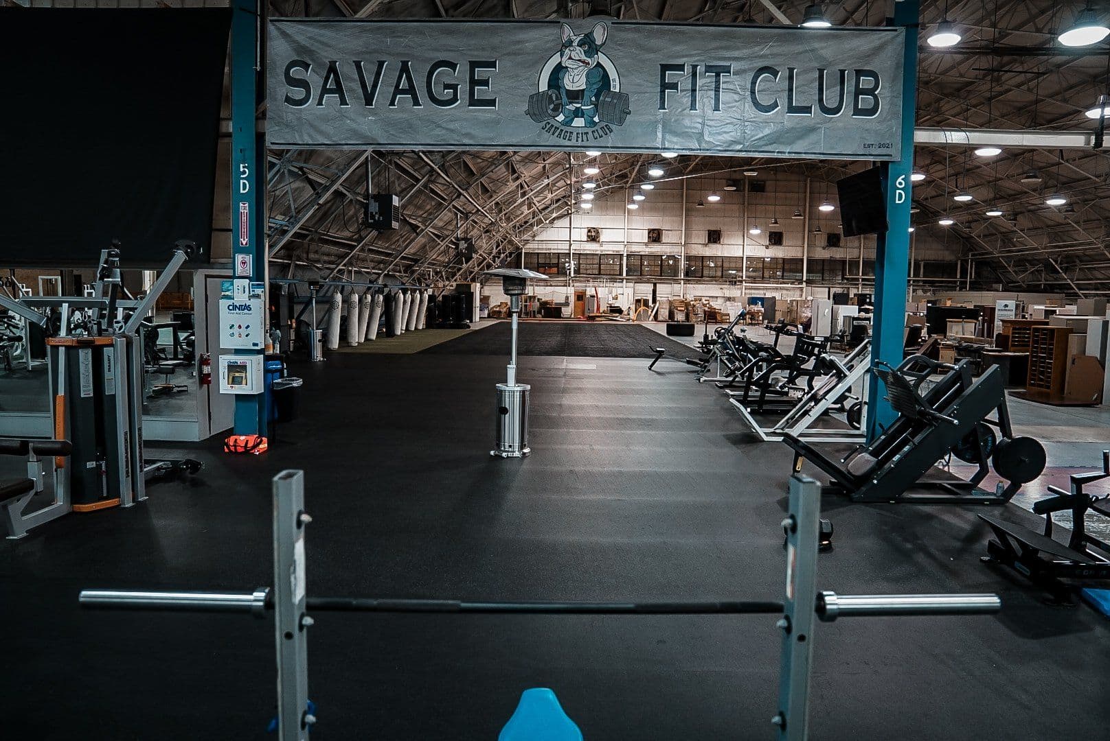 The gym, up close. 20